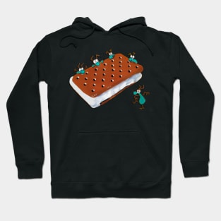 Cute ice cream biscuit Hoodie